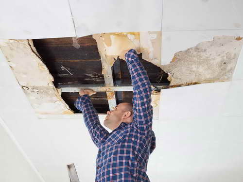 Roof Leak Damage